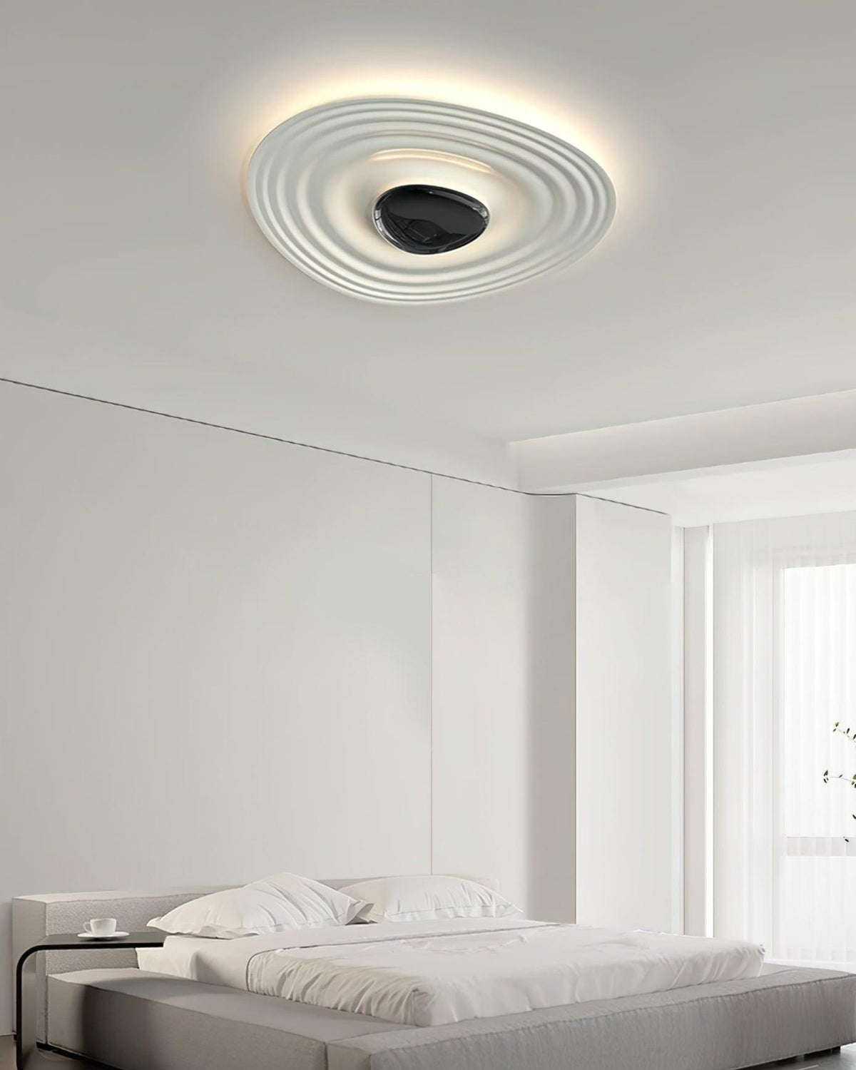 Idra plafondlamp Ripple Ring Modern sculpturaal
