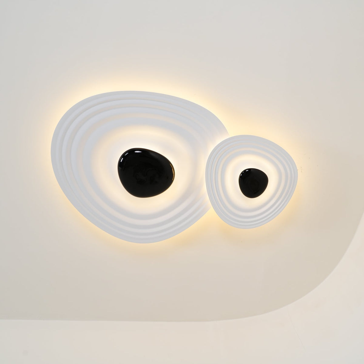Idra plafondlamp Ripple Ring Modern sculpturaal