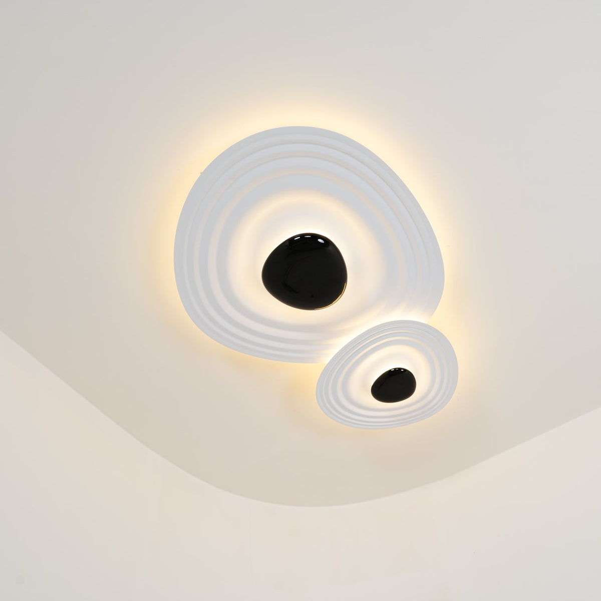 Idra plafondlamp Ripple Ring Modern sculpturaal
