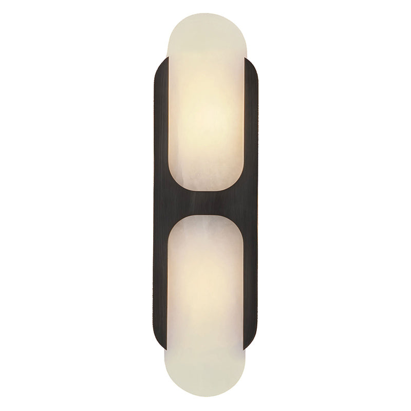 Lylaearis wandlamp met albasten kap
