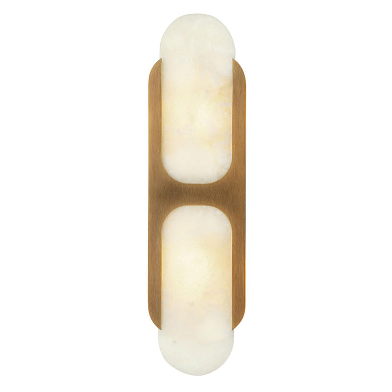 Lylaearis wandlamp met albasten kap