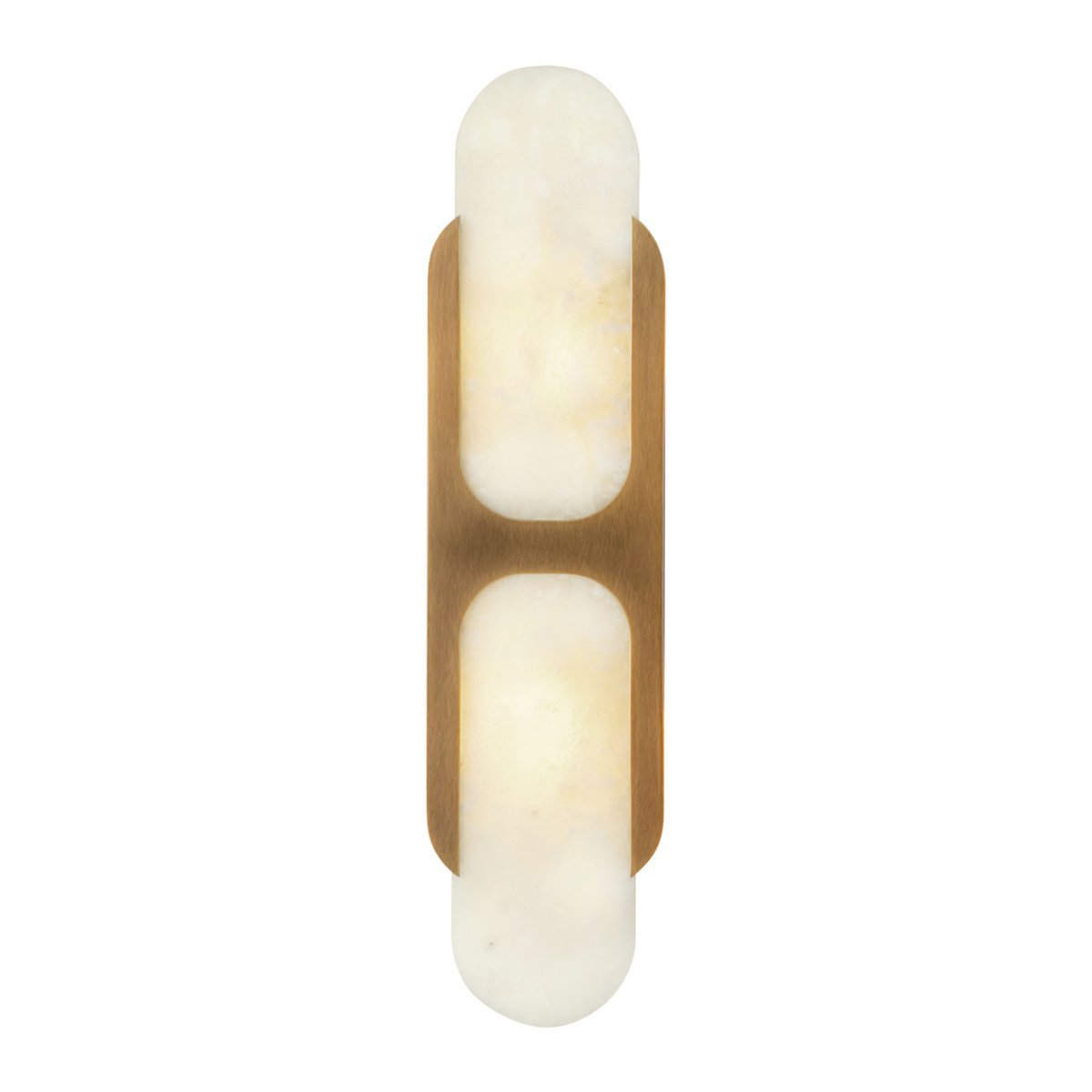 Ulthaora dubbele bollen wandlamp in albast