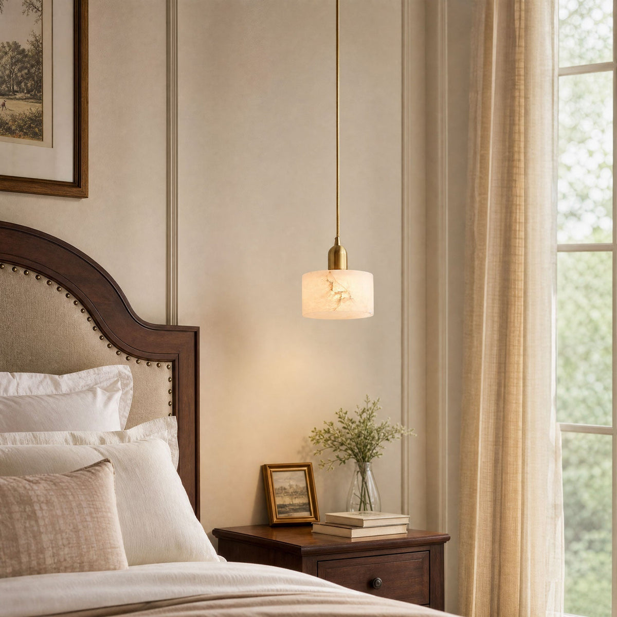 Fjara hanglamp met albast