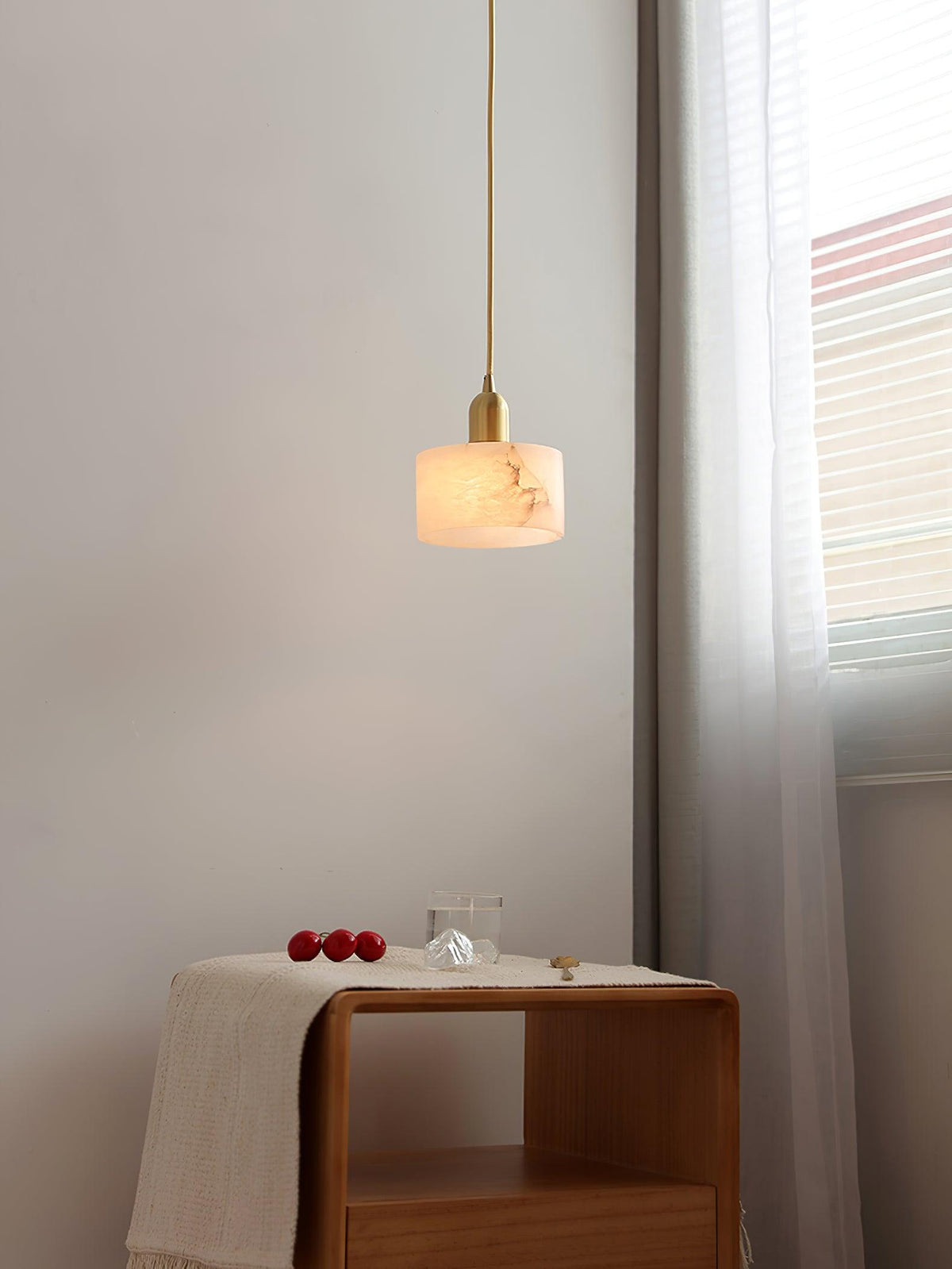 Fjara hanglamp met albast