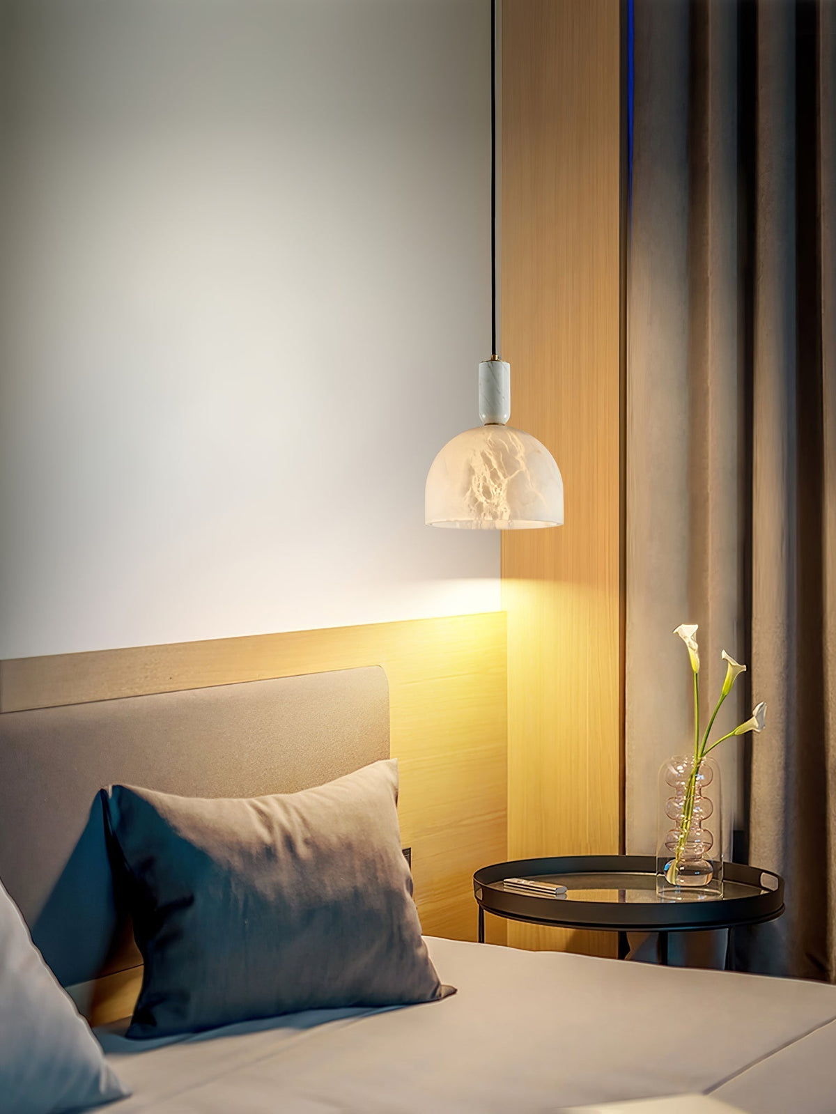 Ulcaris hanglamp van albast