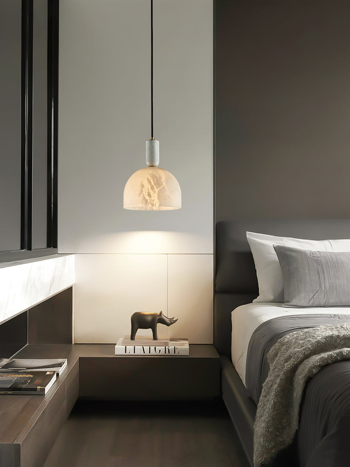 Ulcaris hanglamp van albast