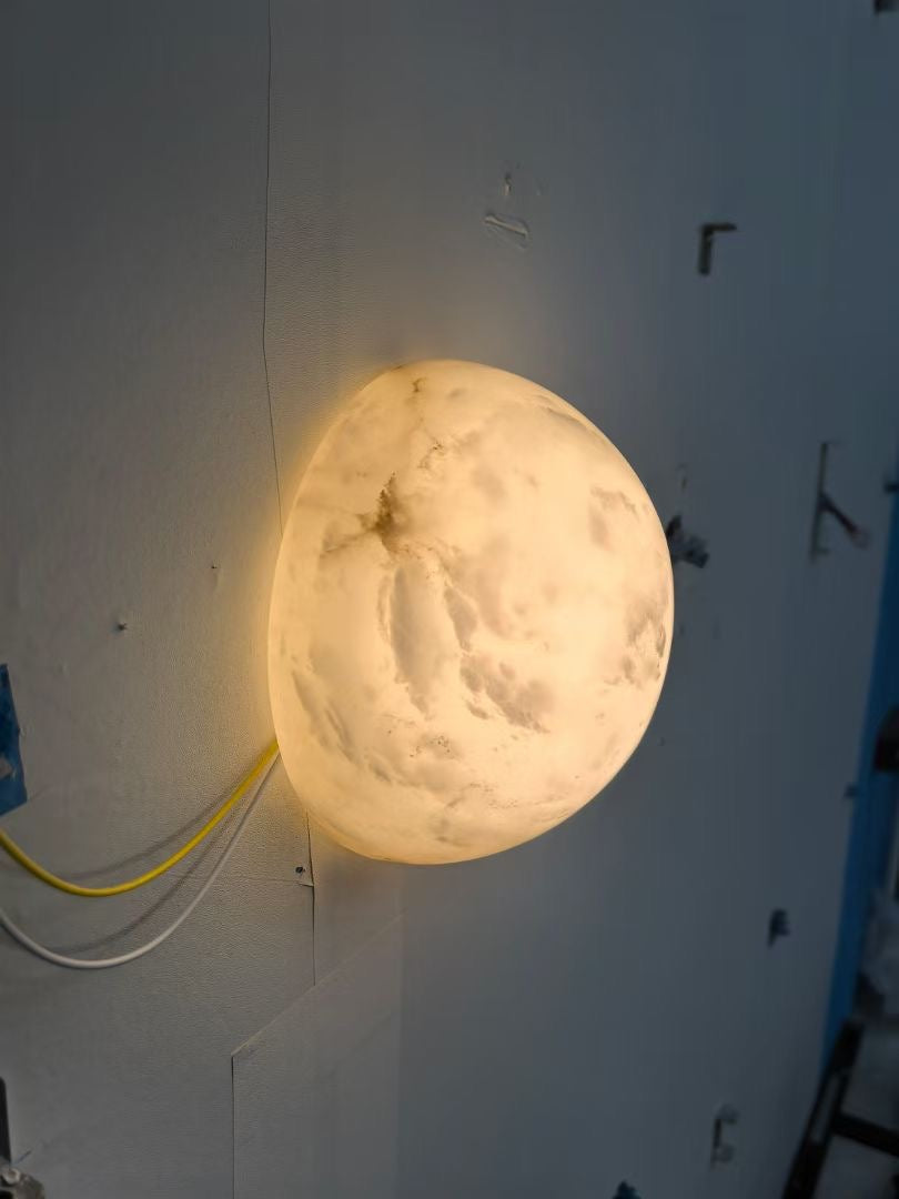 Nyraean albasten wandlamp