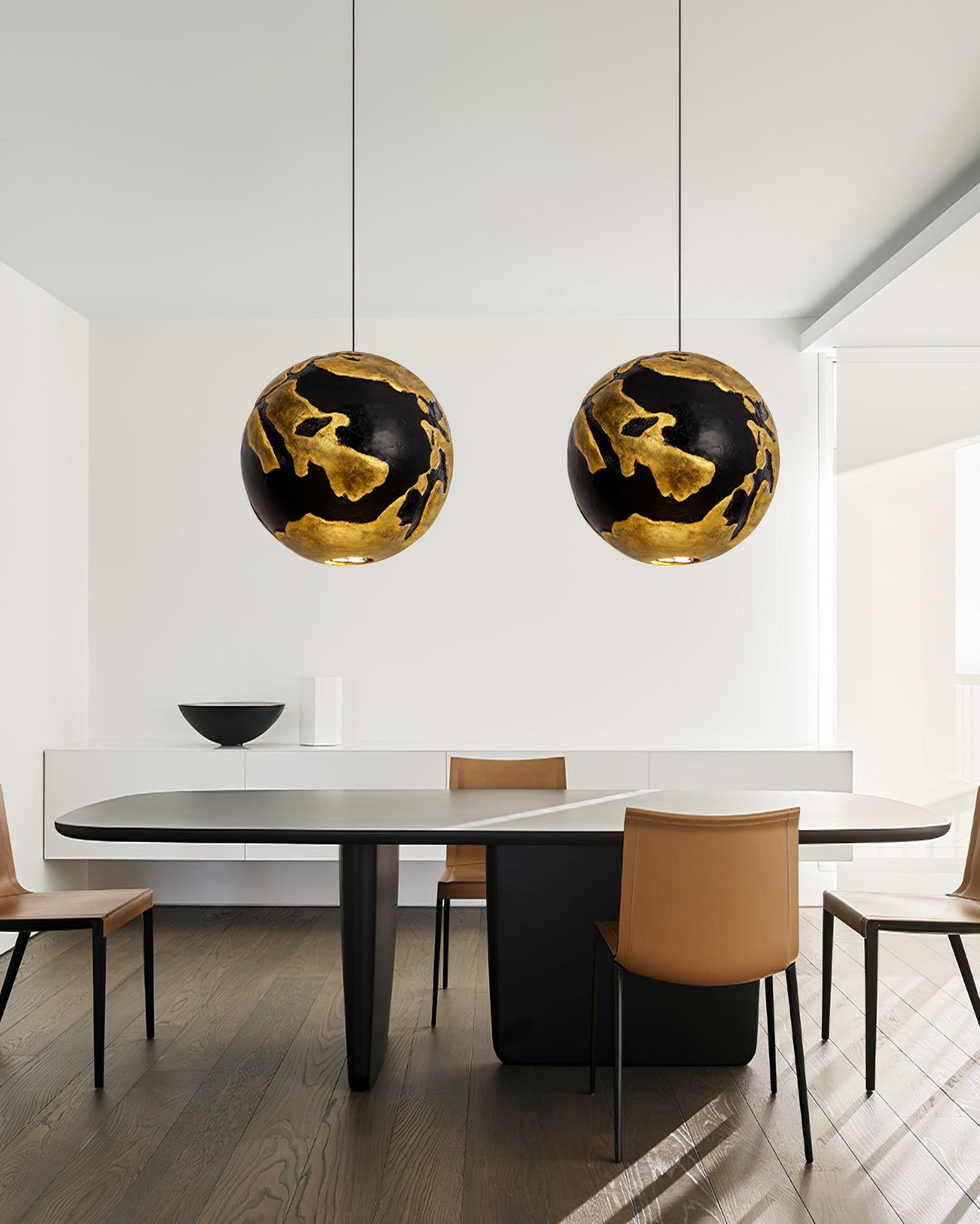 Alzorila Moderne minimalistische Noordse kunst hanglamp van composiet
