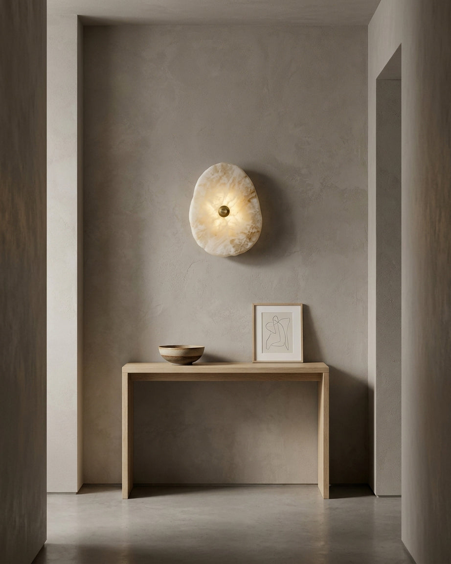 Nivorise albasten wandlamp