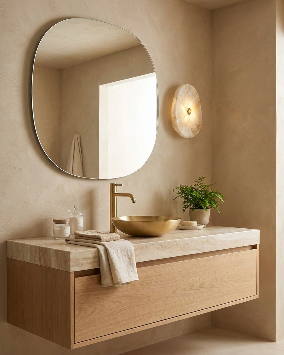 Nivorise albasten wandlamp
