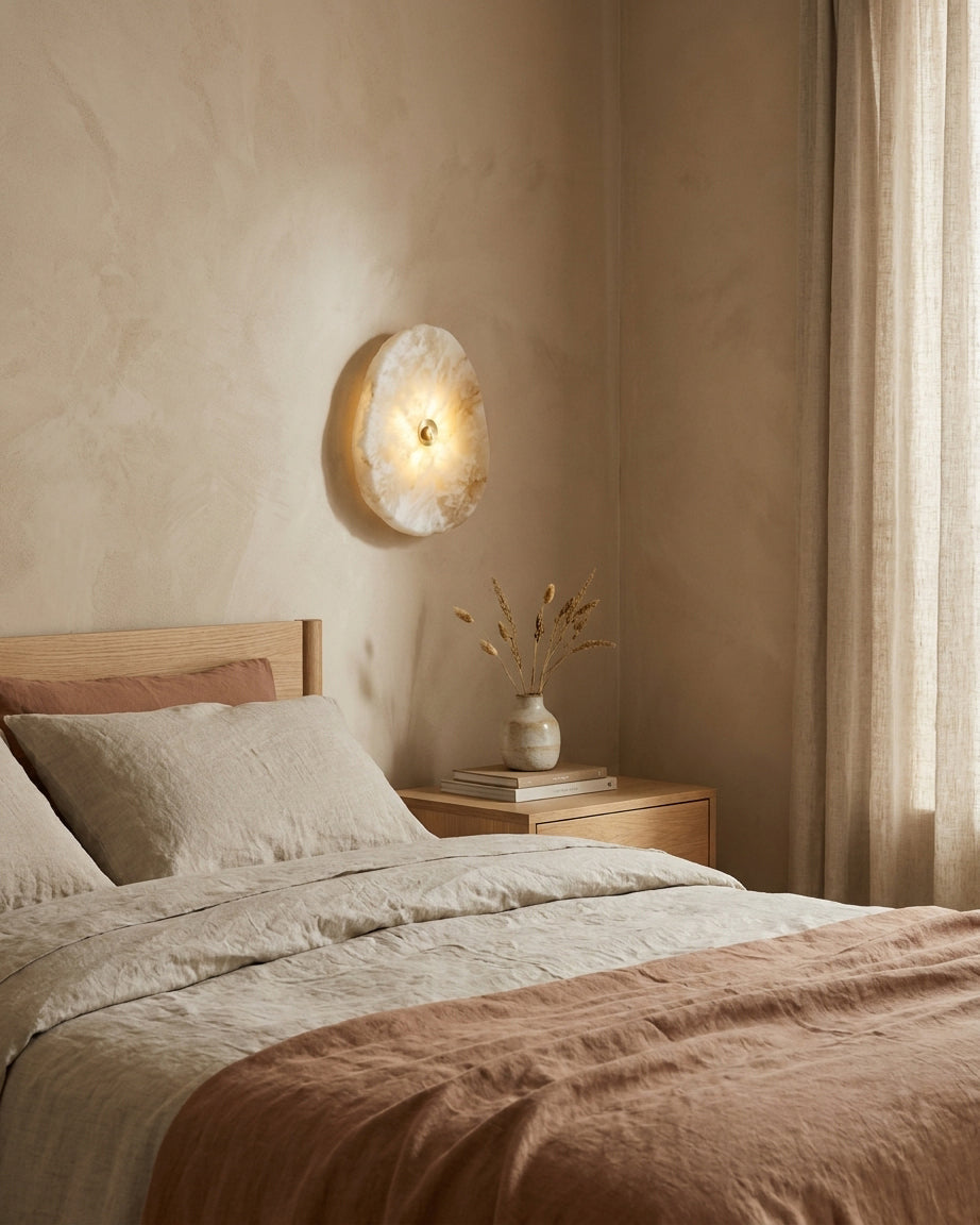 Nivorise albasten wandlamp