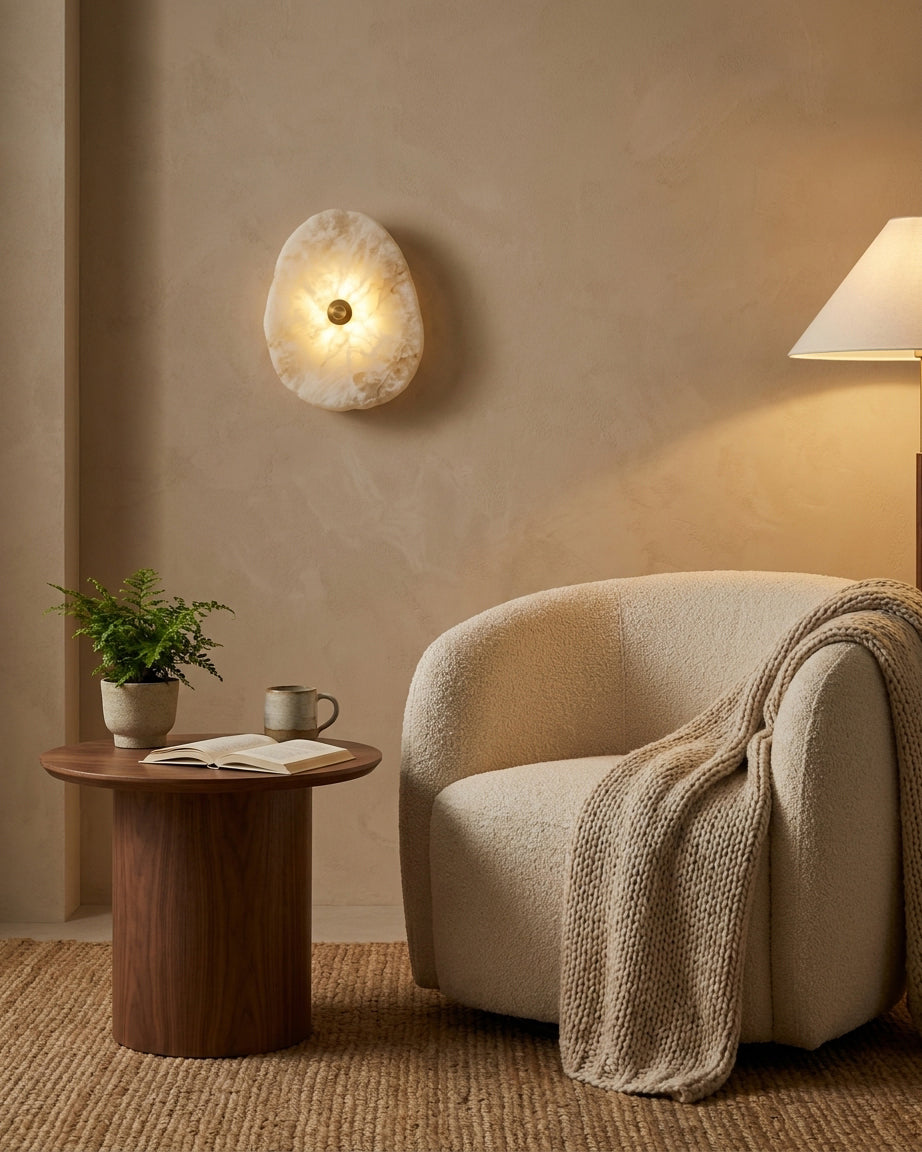 Nivorise albasten wandlamp
