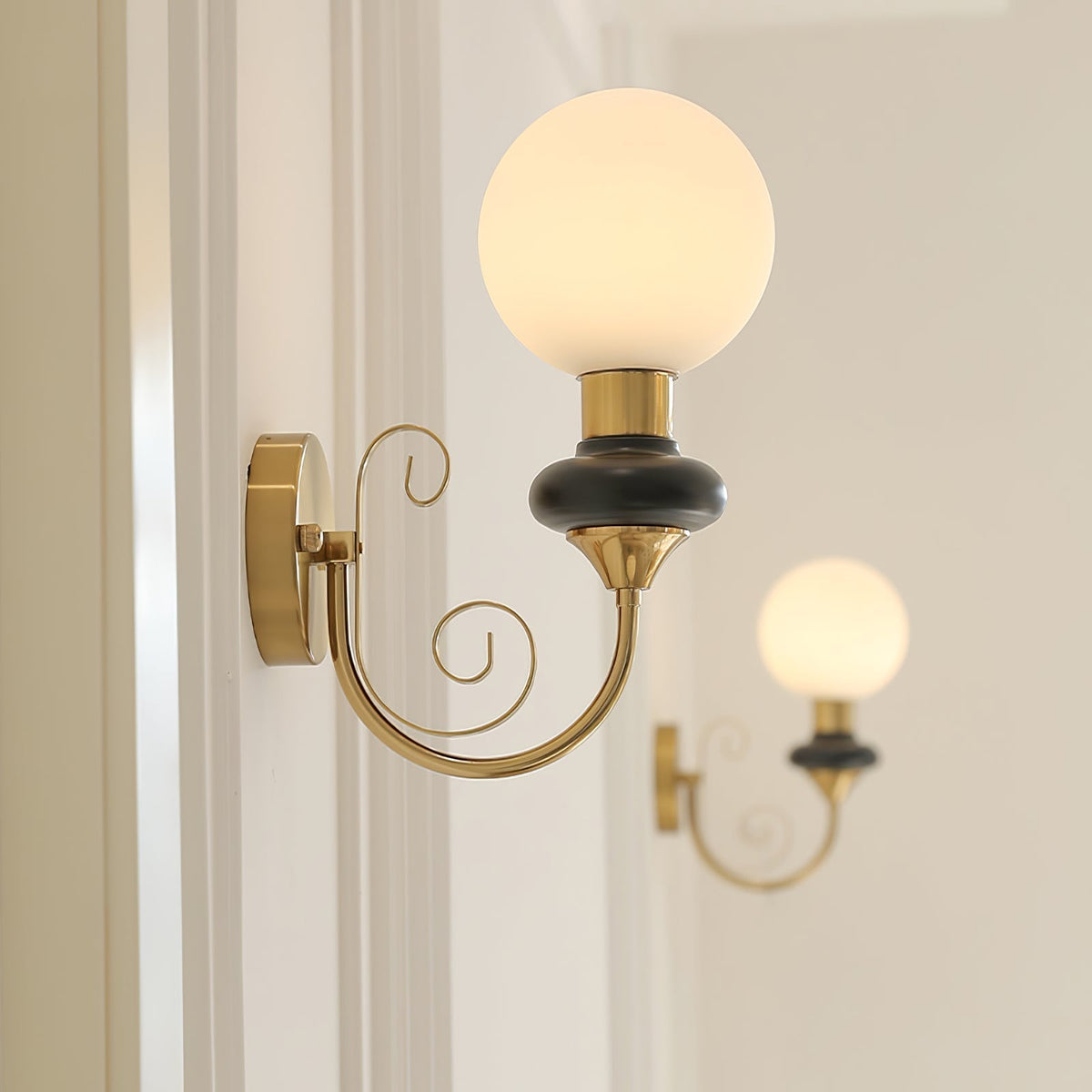 Bela Premium Noordse kunst glazen wandlamp