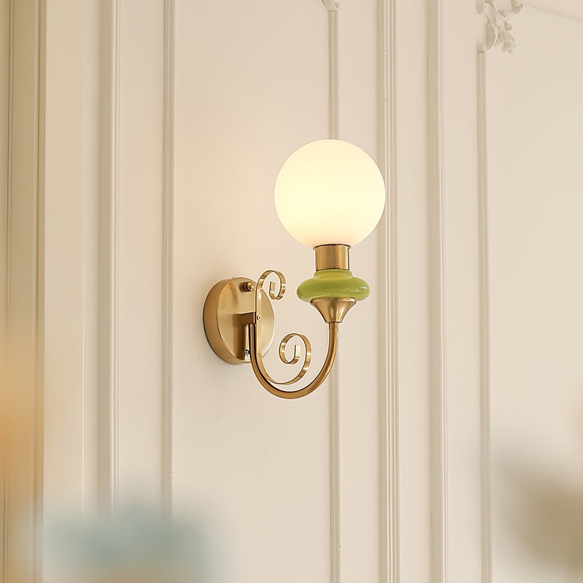 Bela Premium Noordse kunst glazen wandlamp