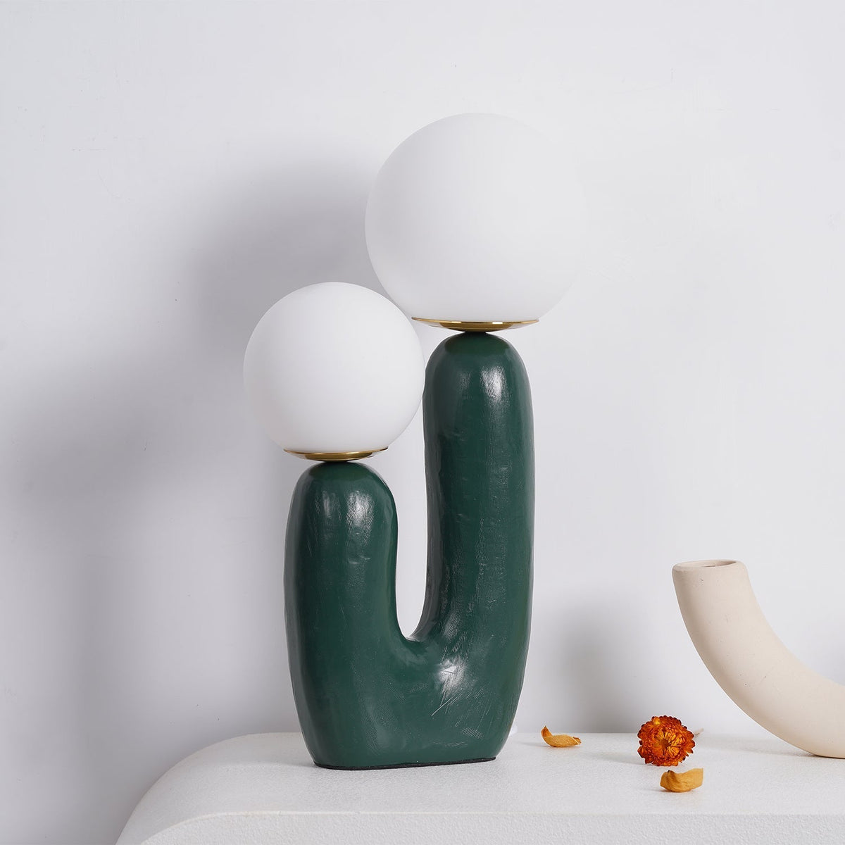 Elyrain kunstzinnige hars tafellamp
