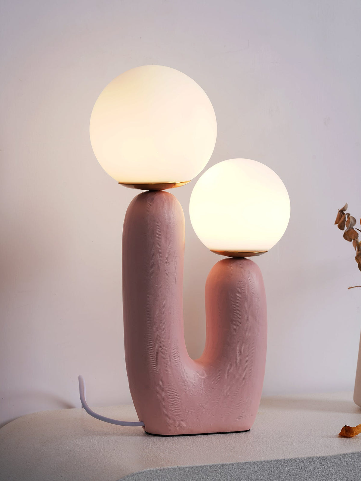 Elyrain kunstzinnige hars tafellamp