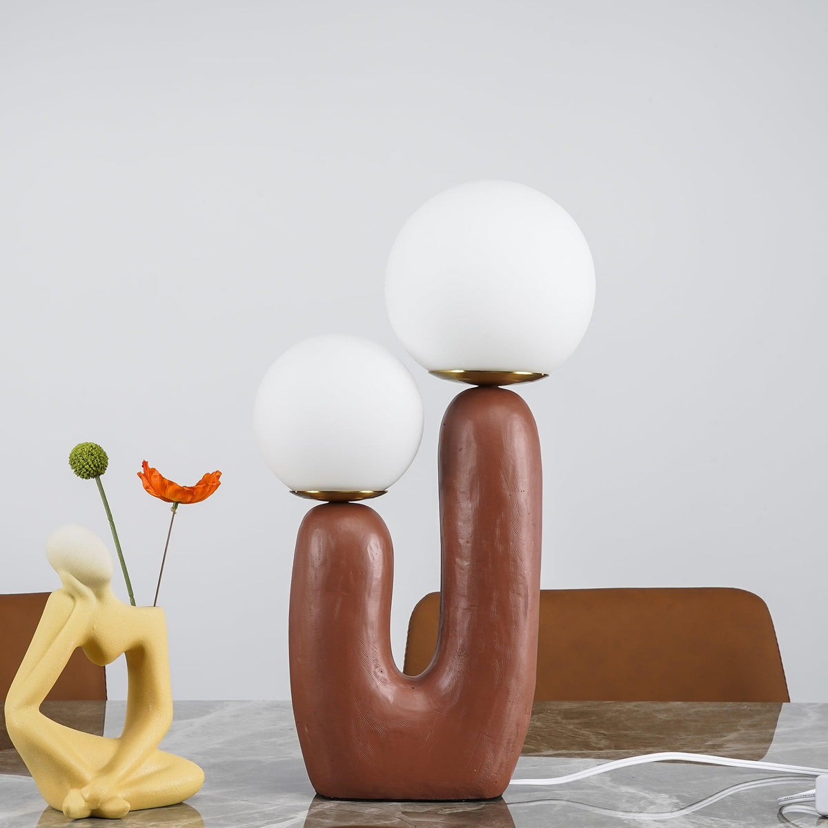 Elyrain kunstzinnige hars tafellamp