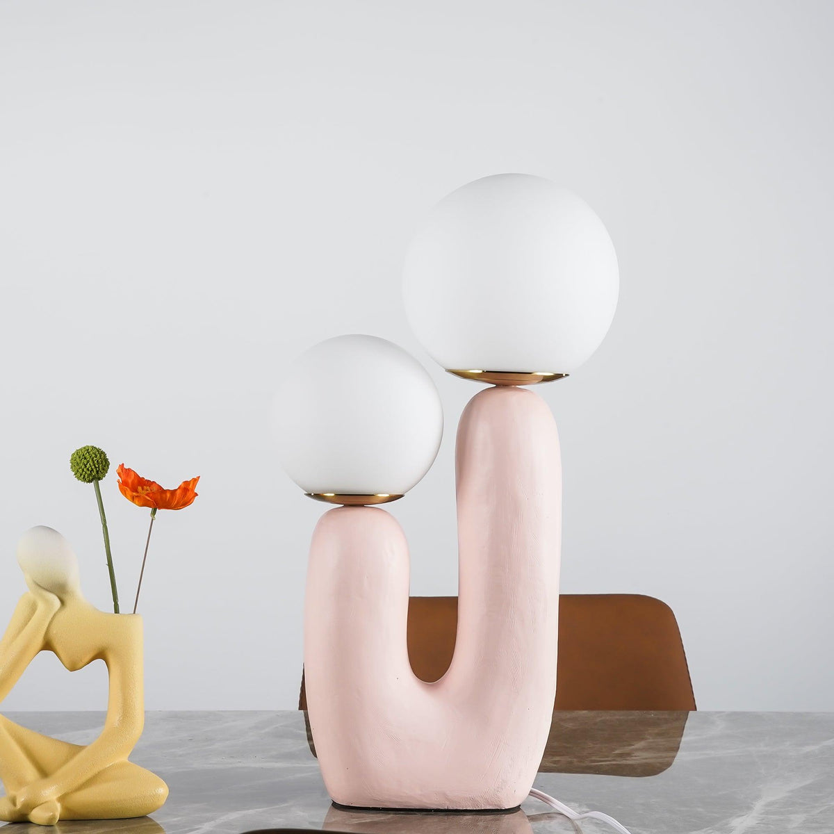 Elyrain kunstzinnige hars tafellamp