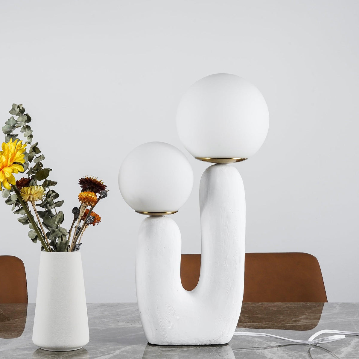 Elyrain kunstzinnige hars tafellamp