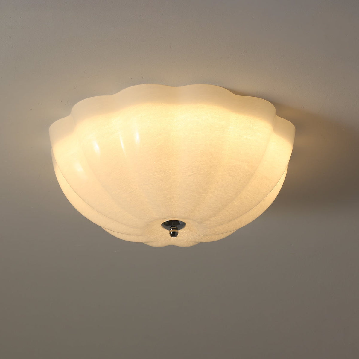 Uphaara Moderne minimalistische plafondlamp met opal glazen kap