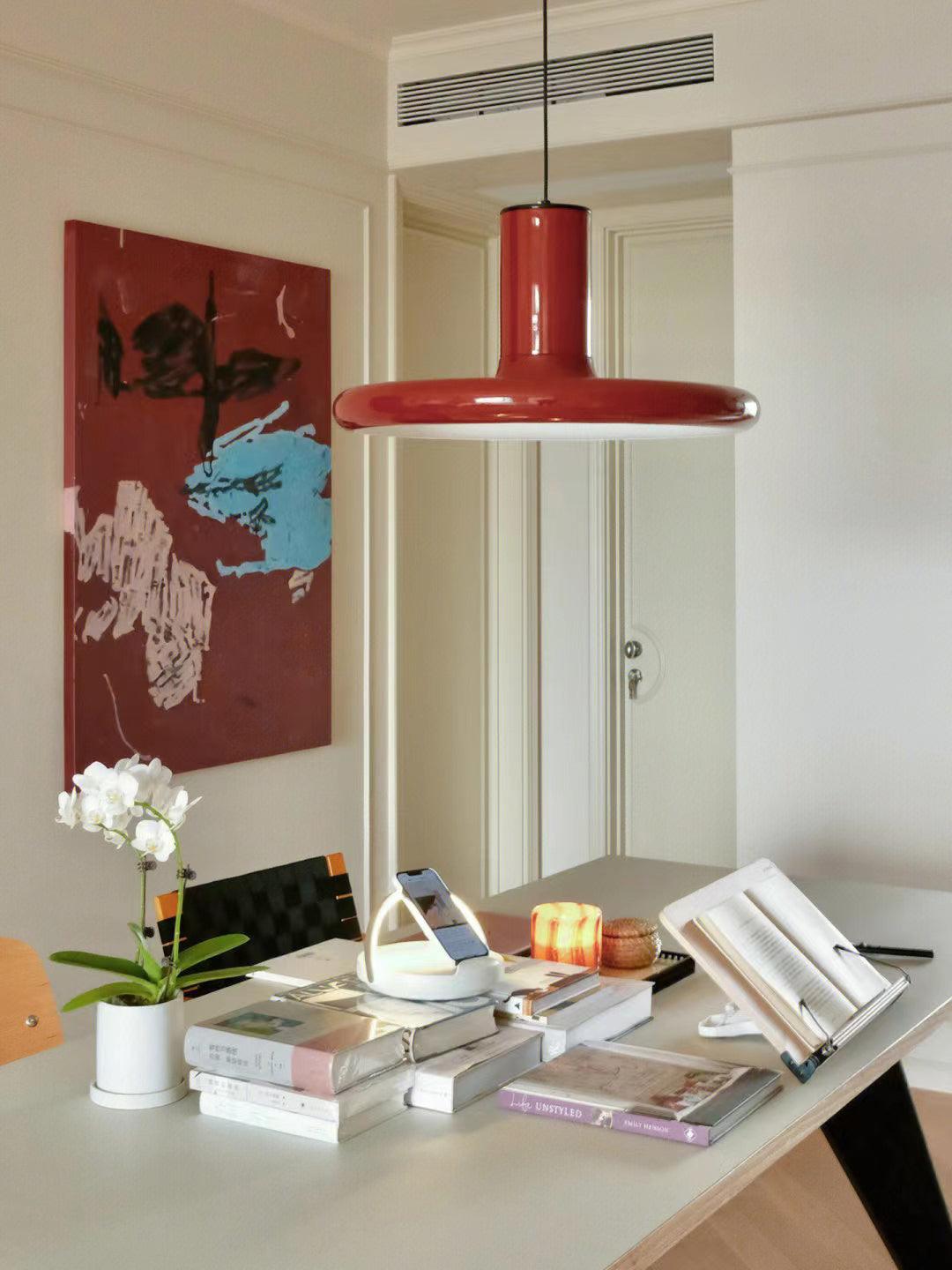 Seloz hanglamp aluminium cilinder schijf industrieel