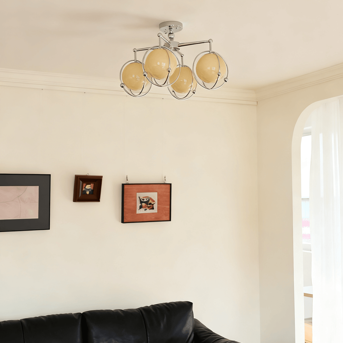 Noririella Orb Cage Semi plafondlamp