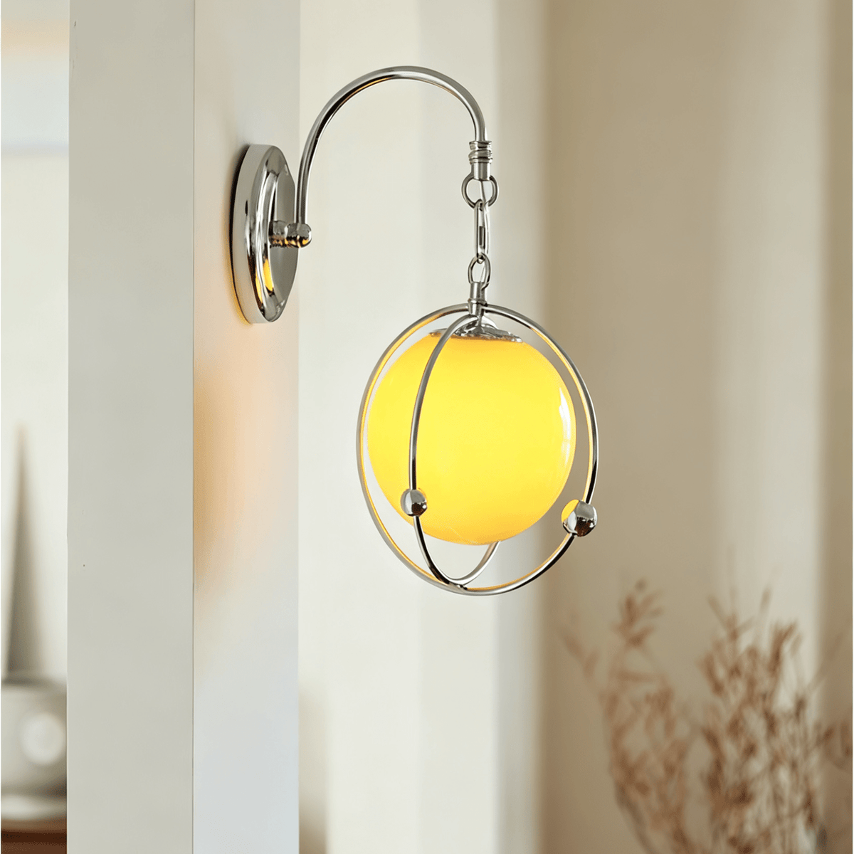 Veliselia Orb Cage wandlamp
