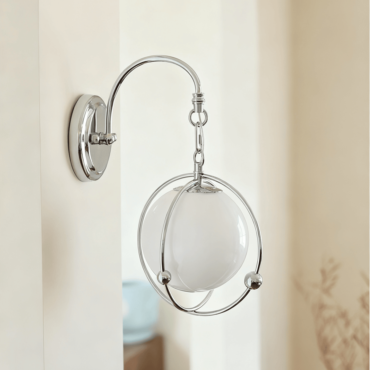 Veliselia Orb Cage wandlamp