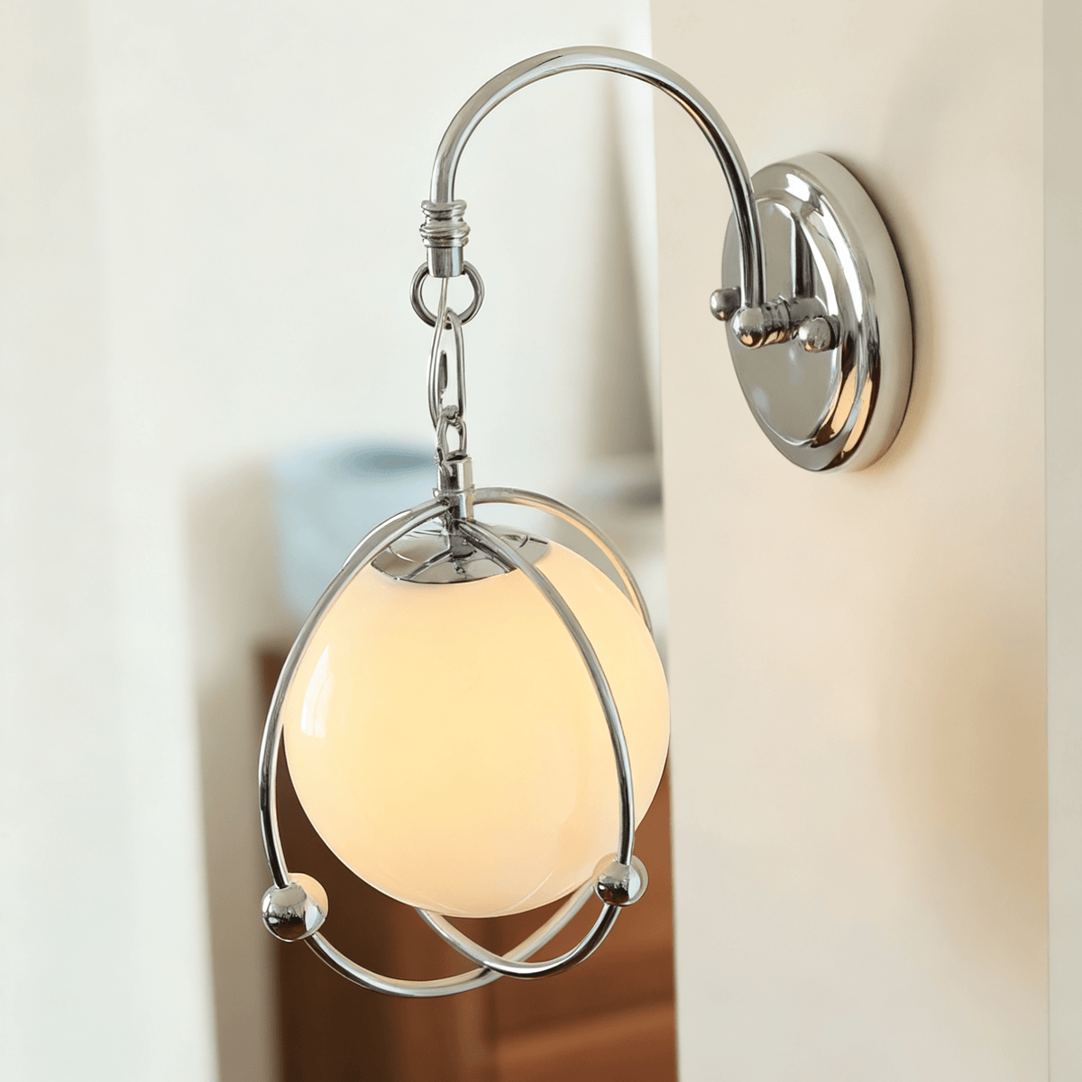 Veliselia Orb Cage wandlamp