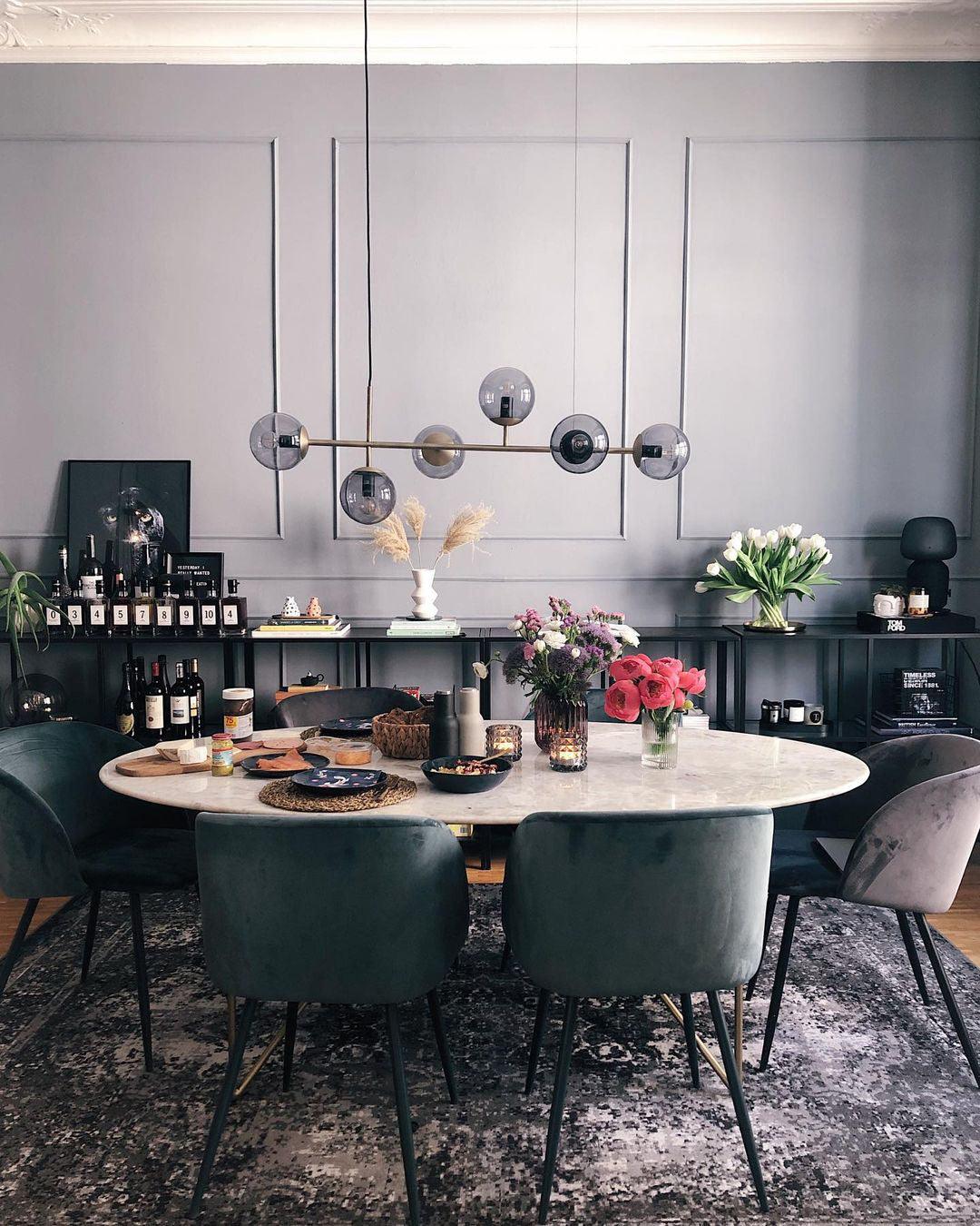 Yorvin hanglamp orb messing glas voor woonkamer