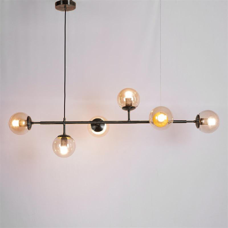 Yorvin hanglamp orb messing glas voor woonkamer