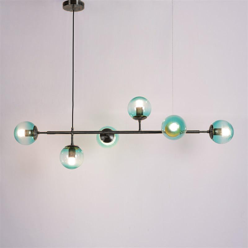 Yorvin hanglamp orb messing glas voor woonkamer