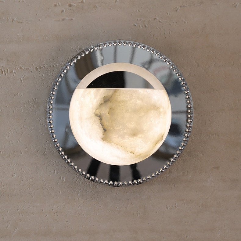 Albarelia Pearl albasten wandlamp