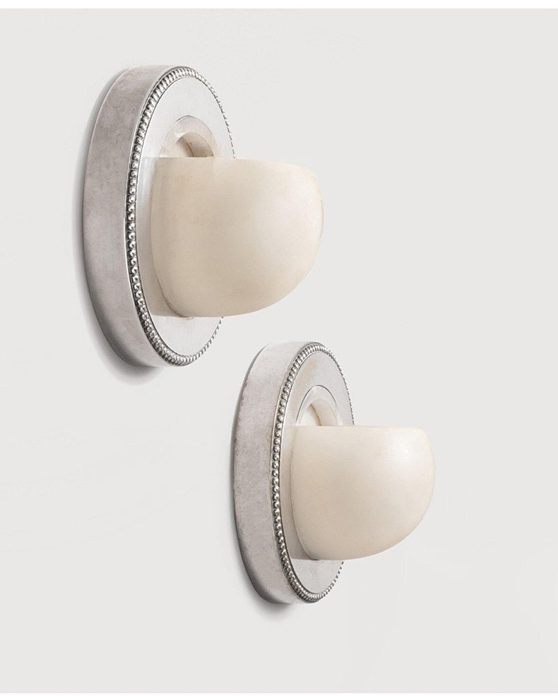 Albarelia Pearl albasten wandlamp