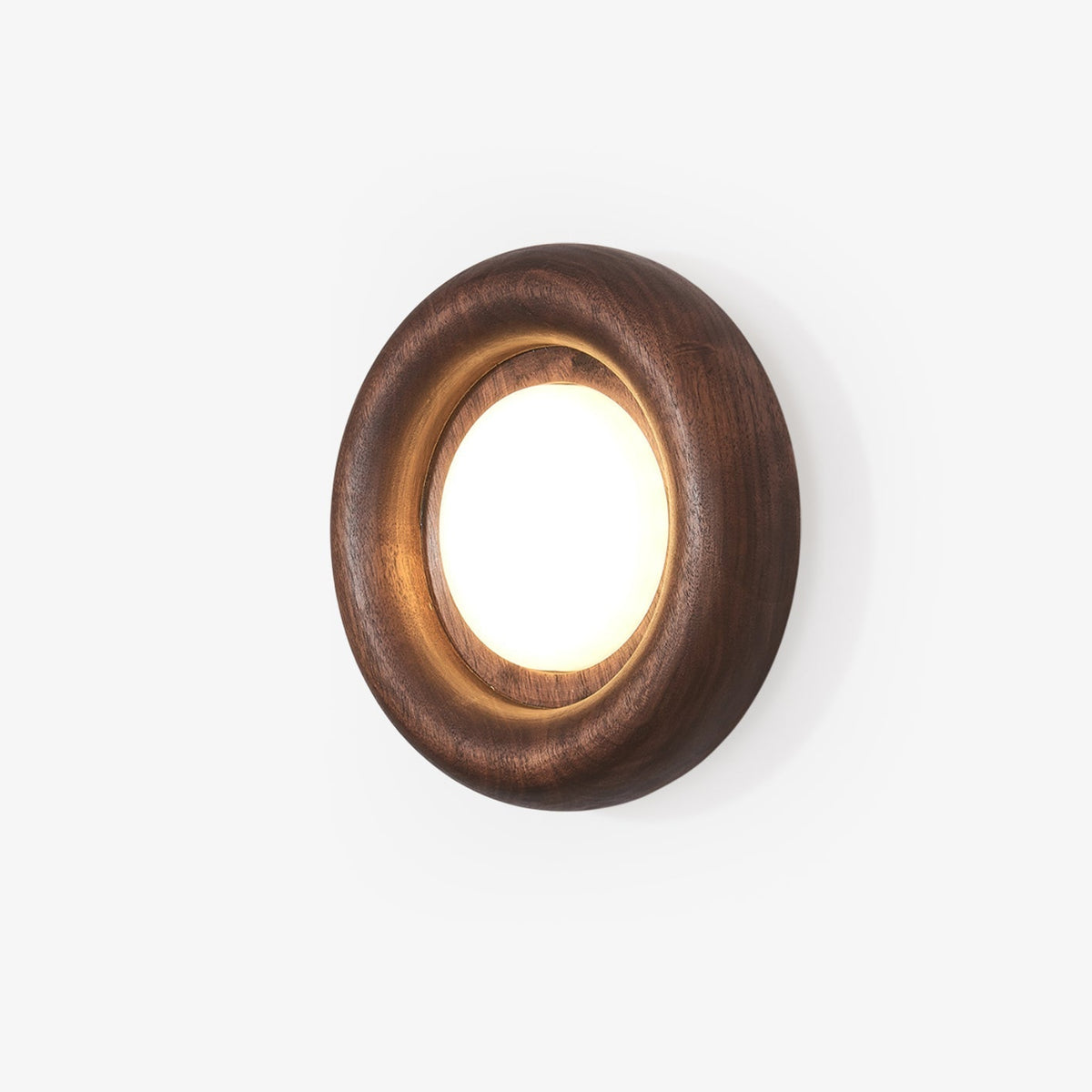 Elvirette wandlamp met Houten Frame en Acryl Lampenkap