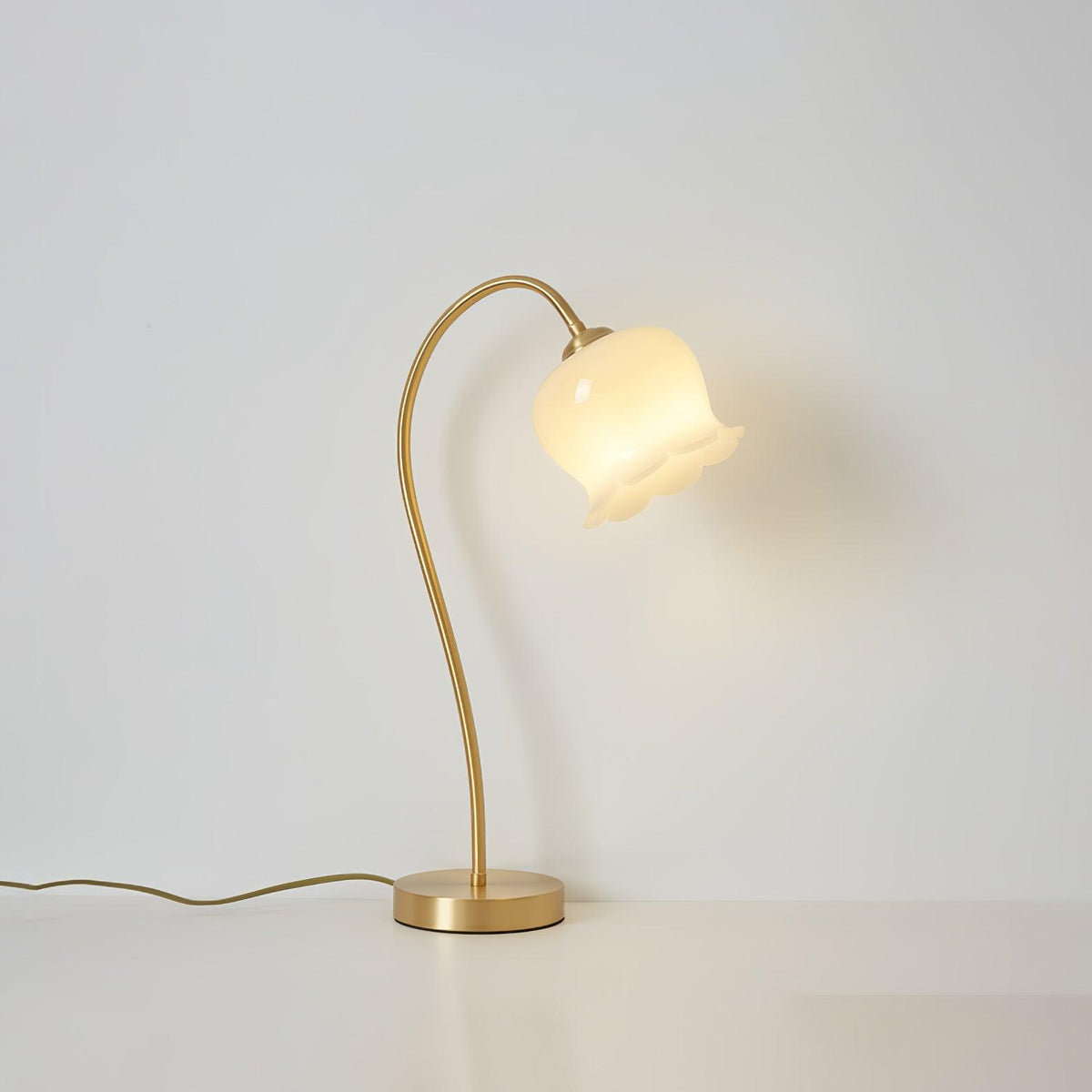 Calvor messing vintage tafellamp