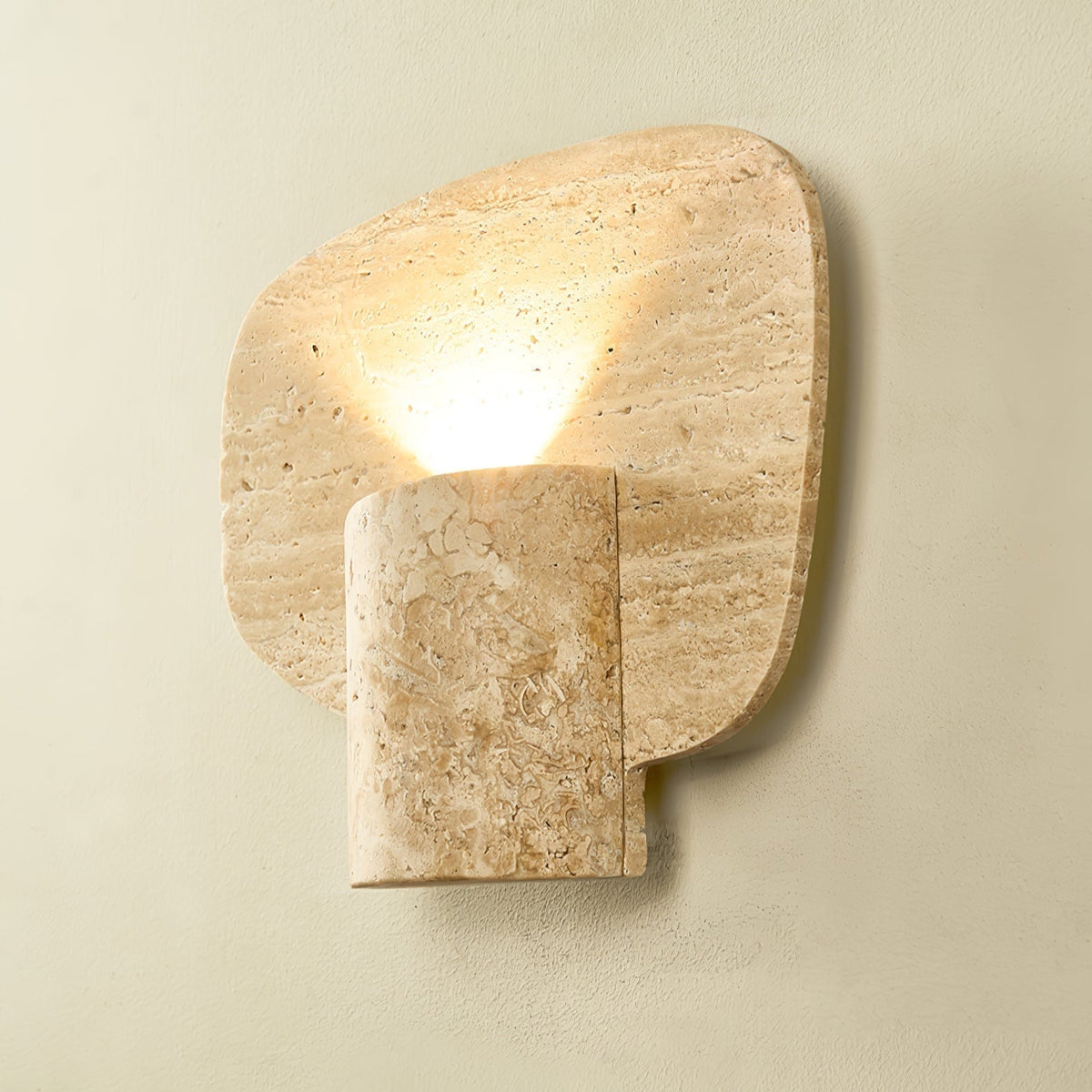 Bryke Travertin cilinder Wandlamp