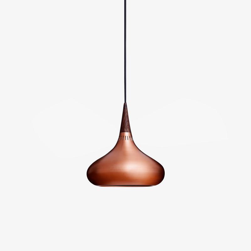 Aelorn Aluminium- en houten industriële hanglamp