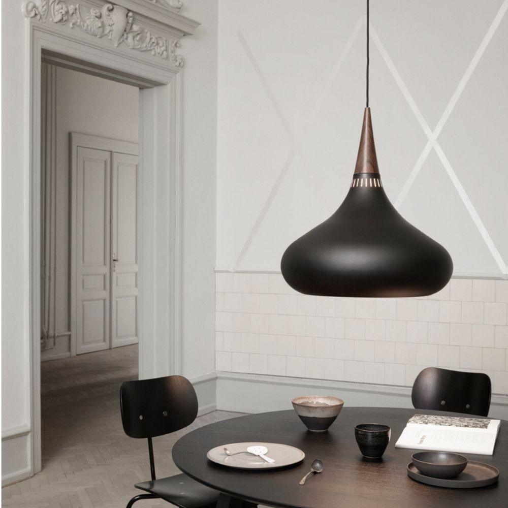 Aelorn Aluminium- en houten industriële hanglamp