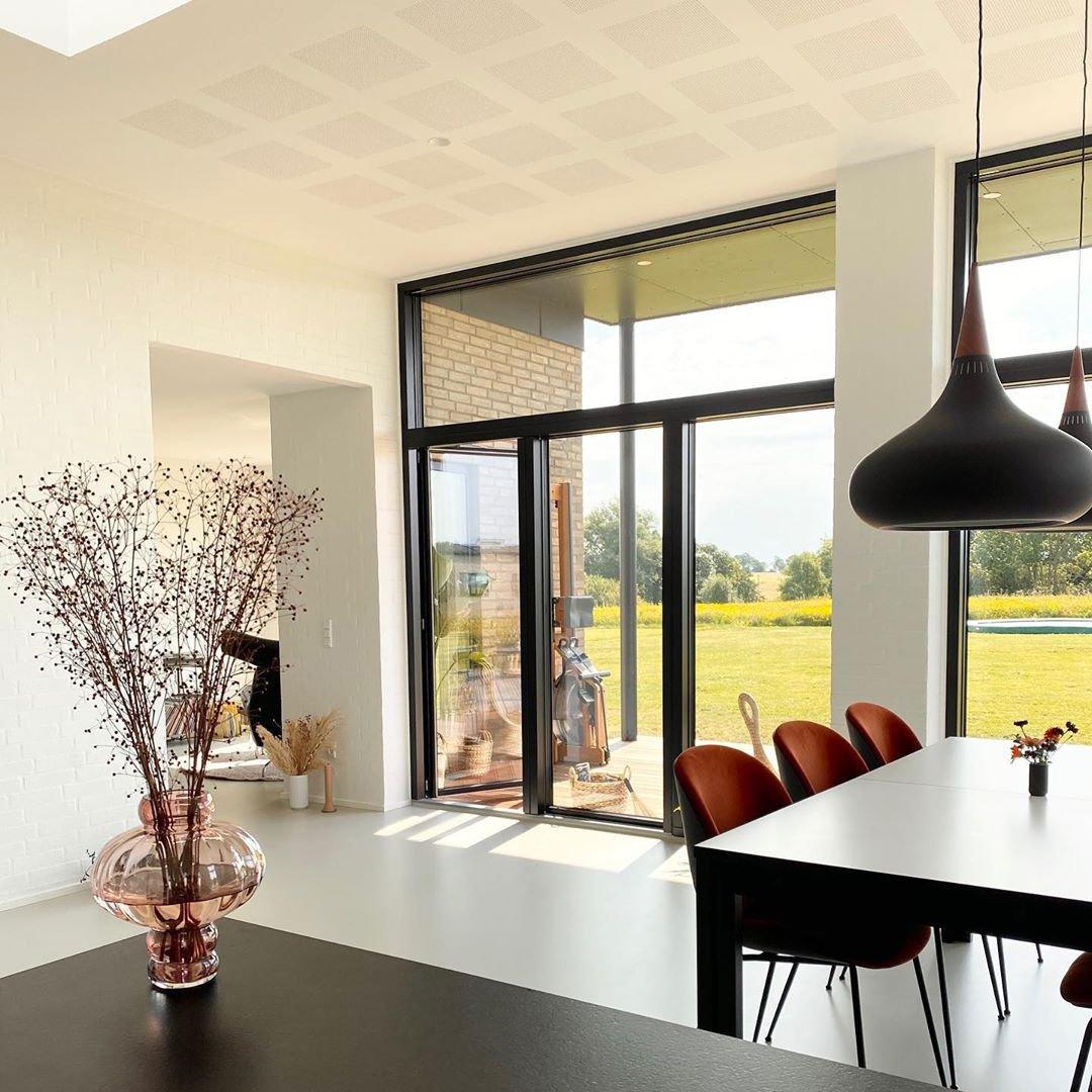 Aelorn Aluminium- en houten industriële hanglamp