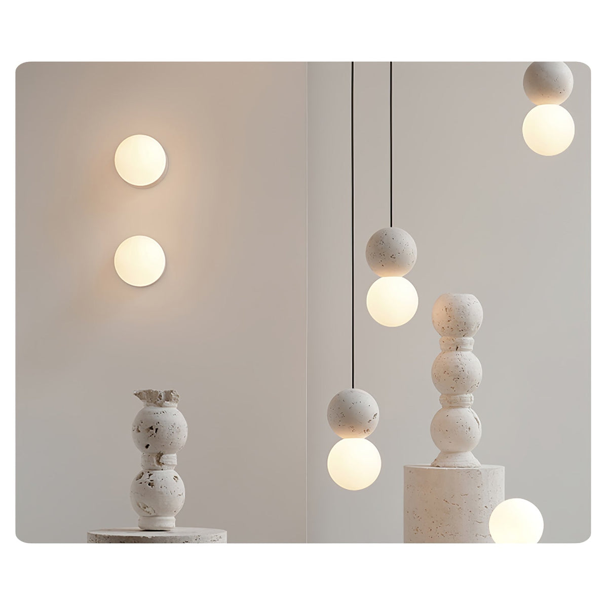 Joss Cement minimalistisch hanglamp