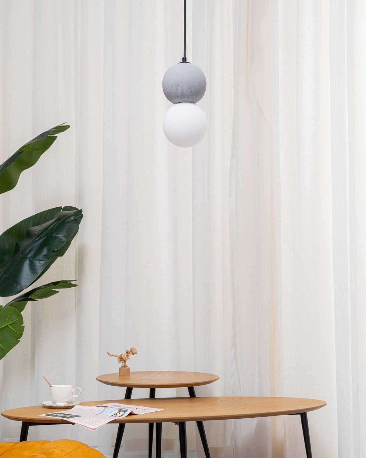 Joss Cement minimalistisch hanglamp