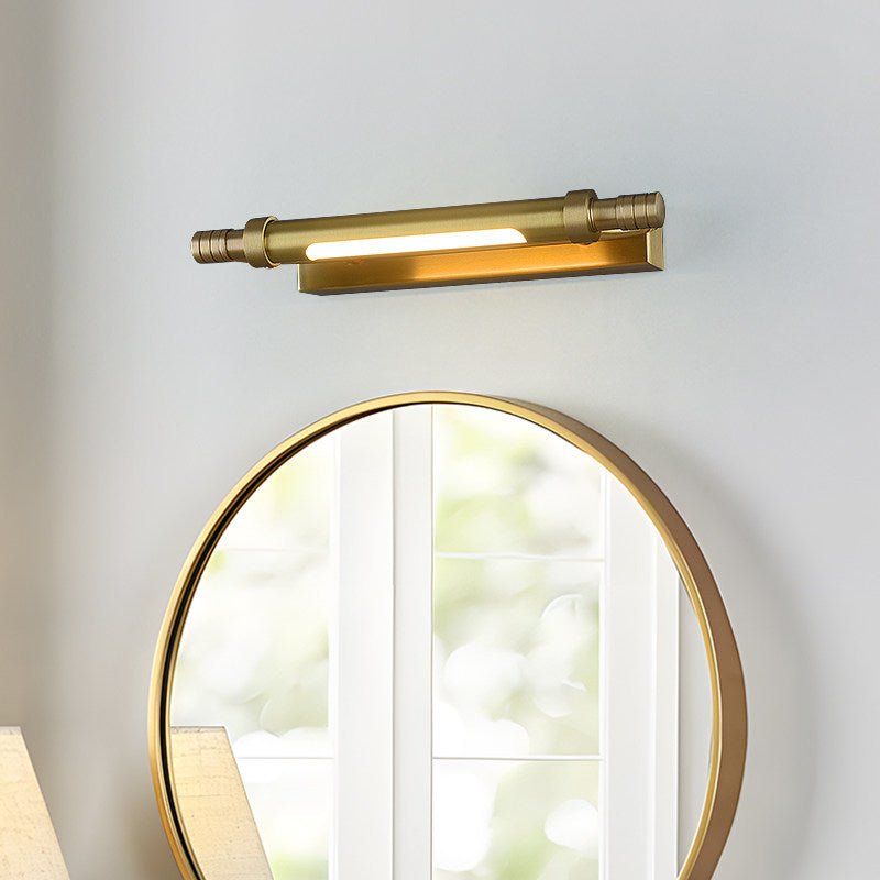 Aurelaria wandlamp met messing balk