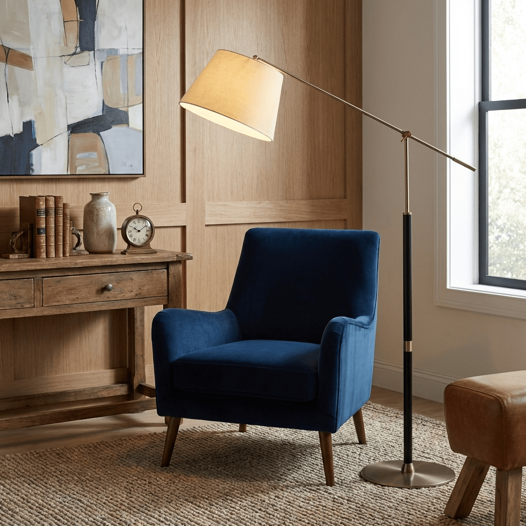 Elaiseria verstelbare vloerlamp
