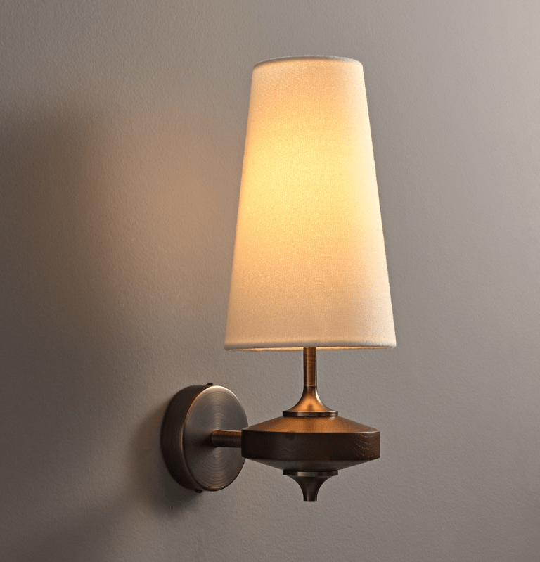 Hestin Dubbele lampenkap Wandlamp