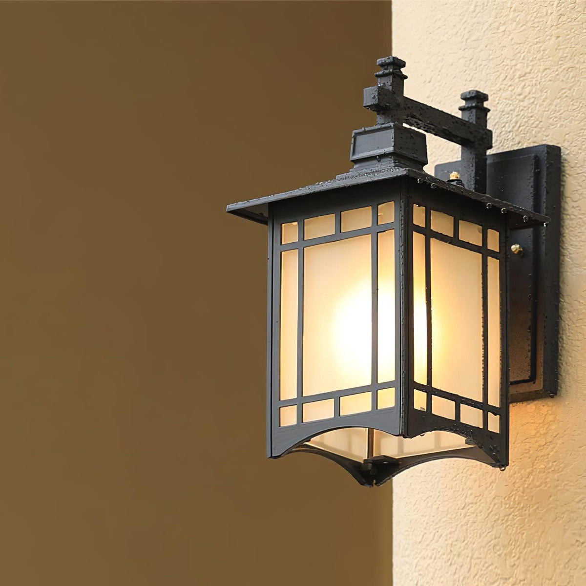 Lioruelle elegantie House glas buitenwandlamp