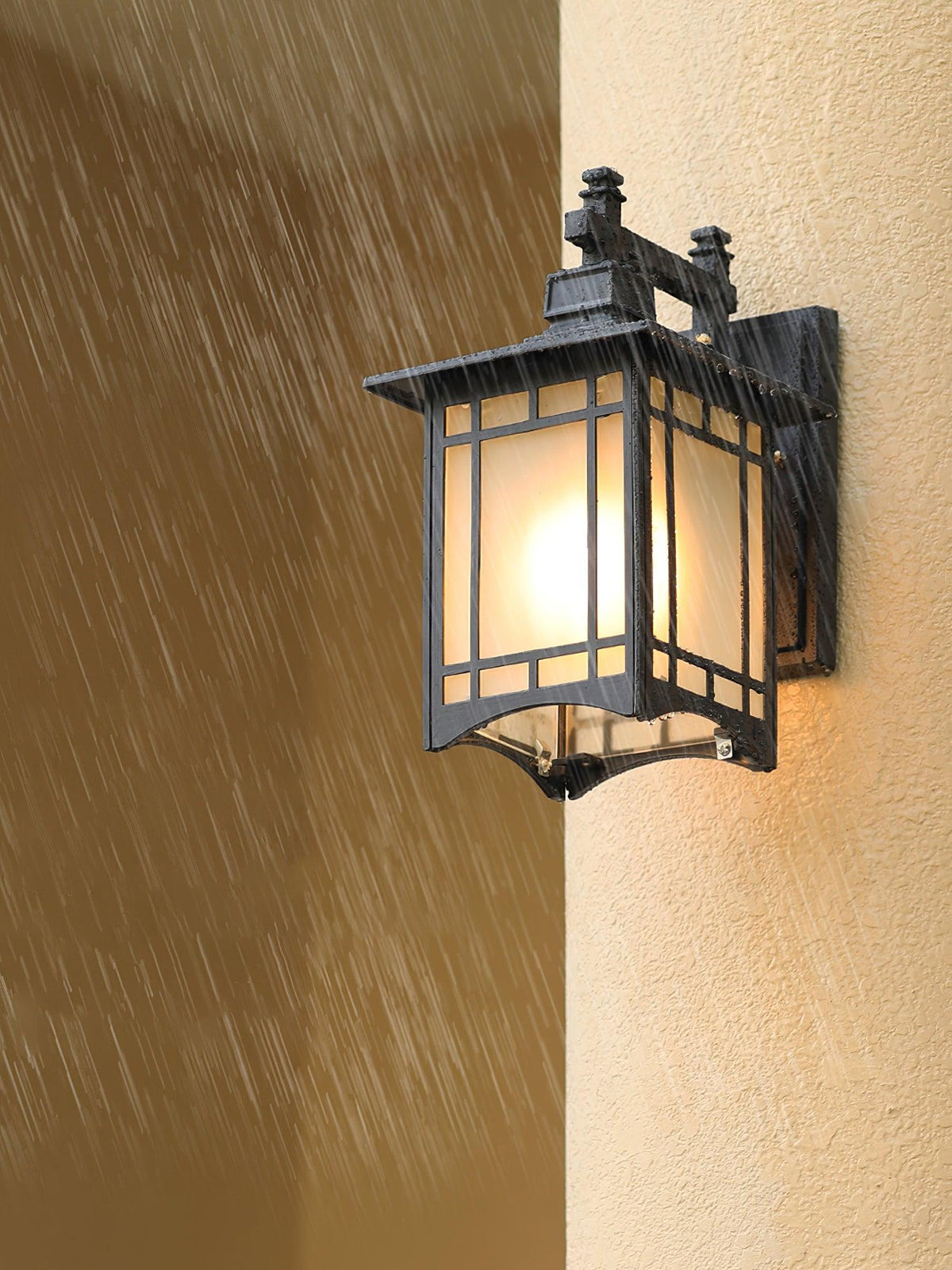 Lioruelle elegantie House glas buitenwandlamp