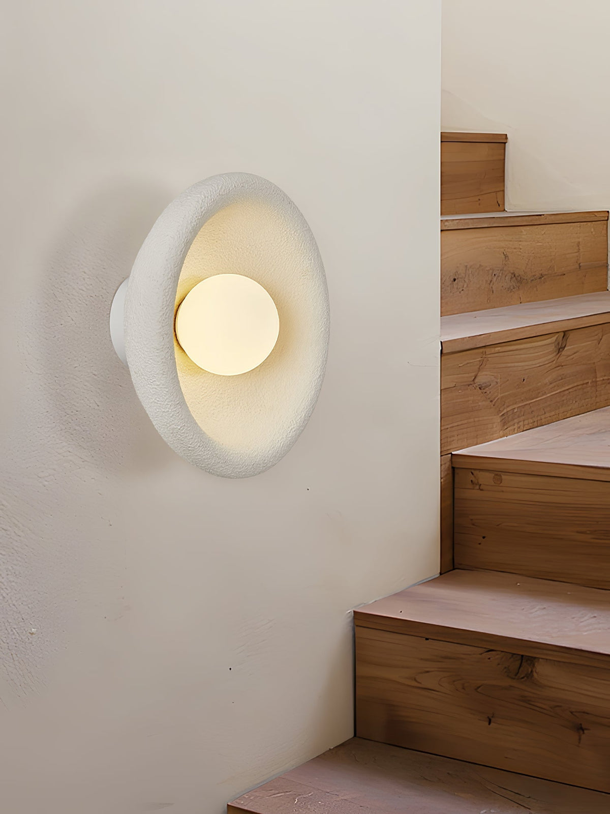 Evvinora modern Minimalistisch Halo Glas Wandlamp