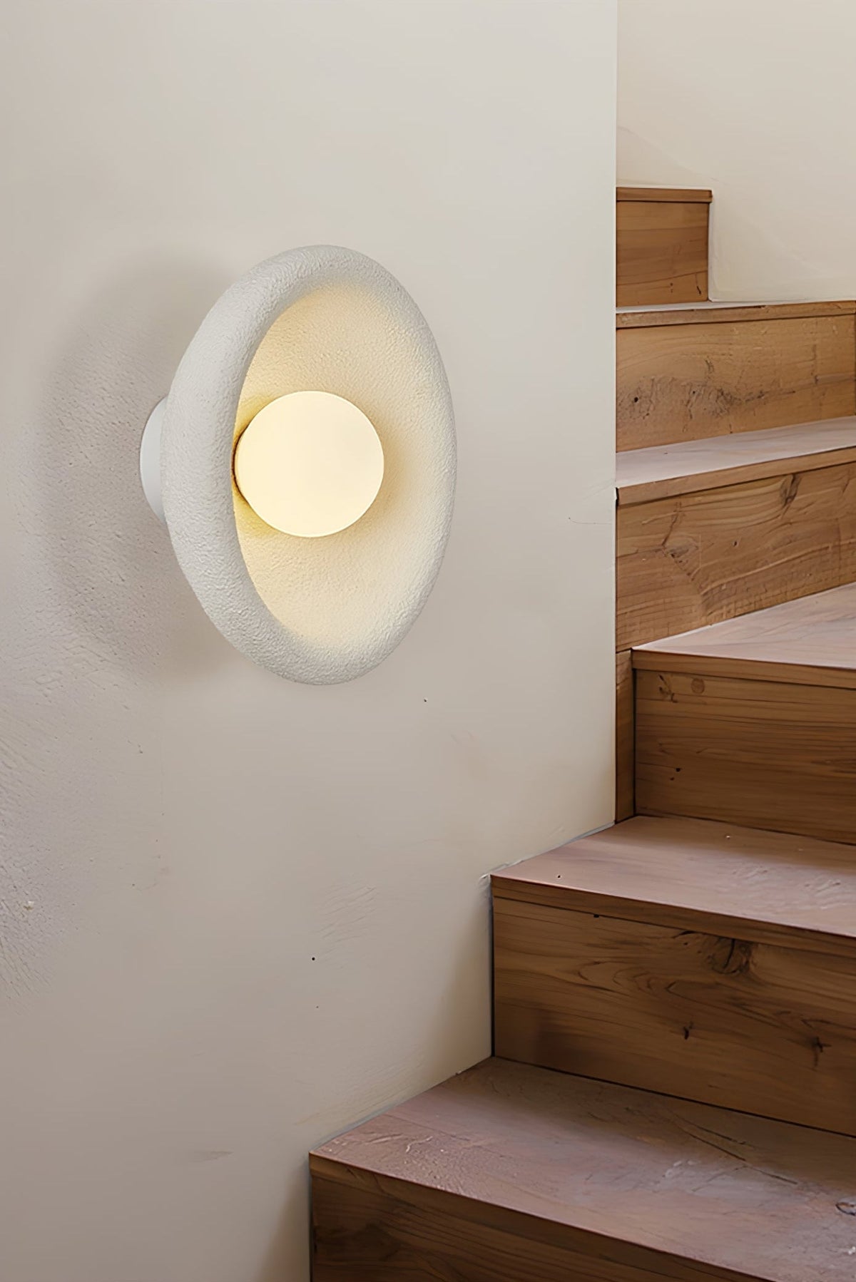 Evvinora modern Minimalistisch Halo Glas Wandlamp