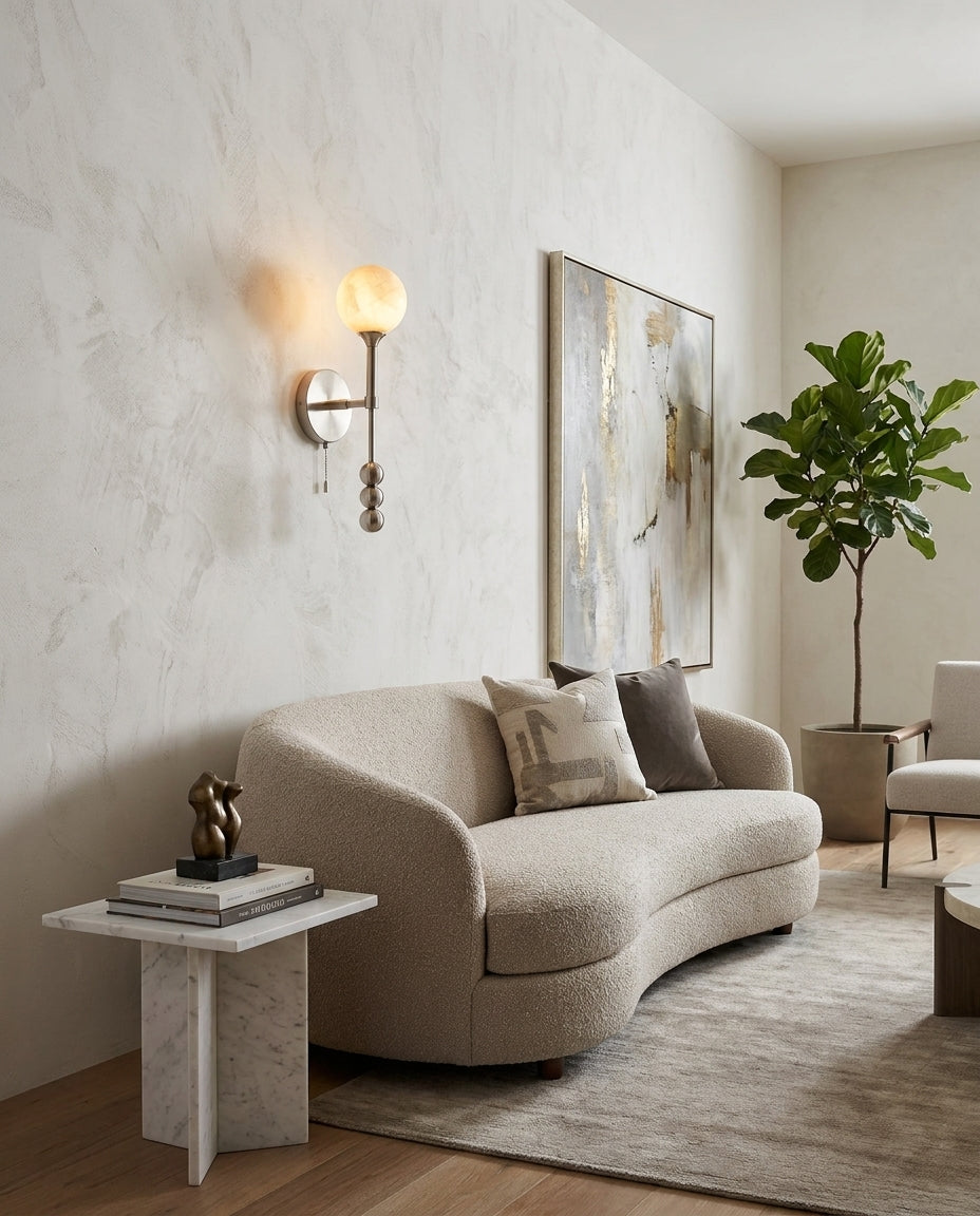 Valemont albast wandlamp